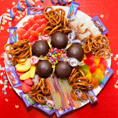 Süßigkeitenteller